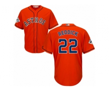 Houston Astros #22 Josh Reddick Replica Orange Alternate 2017 World Series Bound Cool Base MLB Jersey