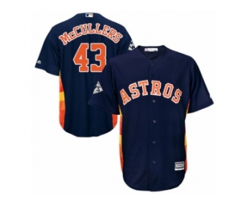 Houston Astros #43 Lance McCullers Replica Navy Blue Alternate 2017 World Series Bound Cool Base MLB Jersey