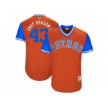 Houston Astros #43 Lance McCullers Snap Dragon1 Authentic Orange 2017 Players Weekend MLB Jersey