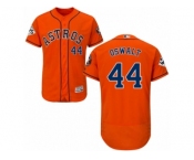 Houston Astros #44 Roy Oswalt Authentic Orange Alternate 2017 World Series Bound Flex Base MLB Jersey