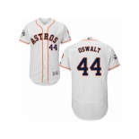 Houston Astros #44 Roy Oswalt Authentic White Home 2017 World Series Bound Flex Base MLB Jersey