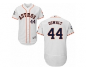 Houston Astros #44 Roy Oswalt Authentic White Home 2017 World Series Bound Flex Base MLB Jersey