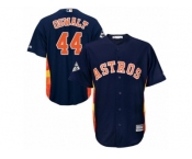 Houston Astros #44 Roy Oswalt Replica Navy Blue Alternate 2017 World Series Bound Cool Base MLB Jersey