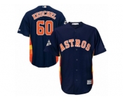 Houston Astros #60 Dallas Keuchel Replica Navy Blue Alternate 2017 World Series Bound Cool Base MLB Jersey