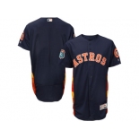 Houston Astros Blank Navy 2017 Spring Training Flexbase Authentic Collection Stitched Baseball Jersey