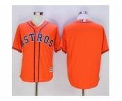 Houston Astros Blank Orange New Cool Base Stitched Baseball Jersey