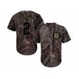 Men Houston Astros #2 Alex Bregman Camo Realtree Collection Cool Base Stitched MLB Jersey