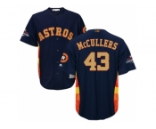 Men Houston Astros #43 Lance McCullers Navy 2018 Gold Program Cool Base Stitched Baseball Jersey