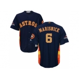 Men Houston Astros #6 Jake Marisnick Navy 2018 Gold Program Cool Base Stitched Baseball Jersey