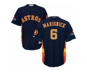 Men Houston Astros #6 Jake Marisnick Navy 2018 Gold Program Cool Base Stitched Baseball Jersey