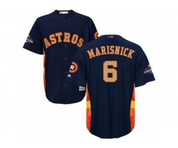 Men Houston Astros #6 Jake Marisnick Navy 2018 Gold Program Cool Base Stitched Baseball Jersey