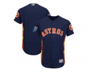 Men Houston Astros Customized Majestic Navy 2018 Spring Training Flex Base Team Jersey