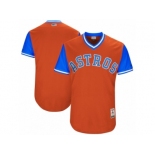 Men's 2017 Little League World Series Houston Astros Orange Jersey