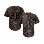 Men's Houston Astros #28 Robinson Chirinos Authentic Camo Realtree Collection Flex Base Baseball Jersey