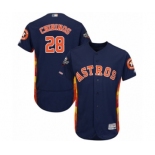 Men's Houston Astros #28 Robinson Chirinos Navy Blue Alternate Flex Base Authentic Collection 2019 World Series Bound Baseball Jersey