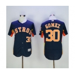 Men's Houston Astros #30 Carlos Gomez Majestic Navy Blue Flexbase Authentic Collection Player Jersey