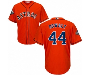 Men's Houston Astros #44 Roy Oswalt Replica Orange Alternate Cool Base 2019 World Series Bound Baseball Jersey