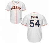 Men's Houston Astros #54 Roberto Osuna Replica White Home Cool Base Baseball Jersey