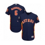 Men's Houston Astros #6 Jake Marisnick Navy Blue Alternate Flex Base Authentic Collection 2019 World Series Bound Baseball Jersey