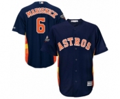 Men's Houston Astros #6 Jake Marisnick Replica Navy Blue Alternate Cool Base 2019 World Series Bound Baseball Jersey