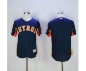 Men's Houston Astros Blank Majestic Navy Blue Flexbase Authentic Collection Team Jersey