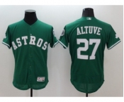 Men's Houston Astros Jose Altuve Majestic Green Flexbase Authentic Collection Player Jersey