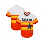 Men's Houston Astros Majestic Blank Orange Alternate Cool Base Cooperstown Collection Jersey