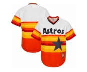 Men's Houston Astros Majestic Blank Orange Alternate Cool Base Cooperstown Collection Jersey