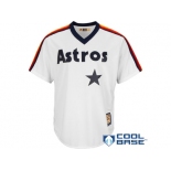 Men's Houston Astros Majestic White Home Cooperstown Cool Base Jersey