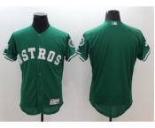 Men's Houston Astros blank Majestic Green Celtic Flexbase Authentic Collection Jersey