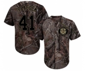 Men's Majestic Houston Astros #41 Brad Peacock Authentic Camo Realtree Collection Flex Base MLB Jersey