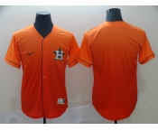 Men's Nike Houston Astros Blank Orange Drift Fashion MLB Jersey