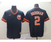 Men's Nike Majestic Houston Astros #2 Alex Bregman Navy Blue M&N MLB Jersey