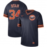 Men's Nike Majestic Houston Astros #34 Nolan Ryan Navy Blue M&N MLB Jersey