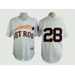 mlb jerseys houston astros #28 white