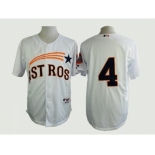 mlb jerseys houston astros #4 white