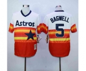 mlb jerseys houston astros #5 bagwell white-orange[m&n]