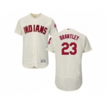 Cleveland Indians #23 Michael Brantley Cream Flexbase Authentic Collection Stitched Baseball Jersey