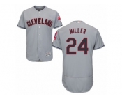 Cleveland Indians #24 Andrew Miller Grey Flexbase Authentic Collection MLB Jersey