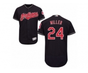 Cleveland Indians #24 Andrew Miller Navy Blue Flexbase Authentic Collection MLB Jersey