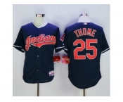 Cleveland Indians #25 Jim Thome Navy Blue Cool Base Stitched MLB Jersey