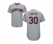 Cleveland Indians #30 Joe Carter Grey Flexbase Authentic Collection Stitched Baseball Jersey