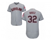 Cleveland Indians #32 Jay Bruce Grey Flexbase Authentic Collection MLB Jersey