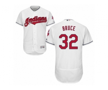 Cleveland Indians #32 Jay Bruce White Flexbase Authentic Collection MLB Jersey