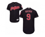 Cleveland Indians #9 Carlos Baerga Navy Blue Flexbase Authentic Collection MLB Jersey