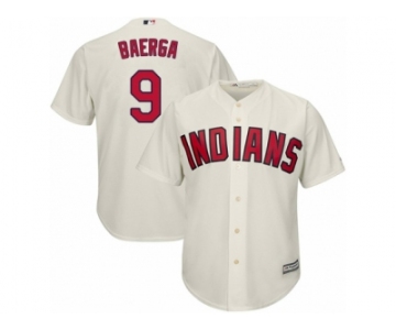 Cleveland Indians #9 Carlos Baerga Replica Cream Alternate 2 Cool Base MLB Jersey