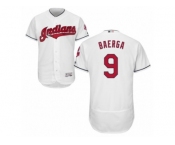 Cleveland Indians #9 Carlos Baerga White Flexbase Authentic Collection MLB Jersey