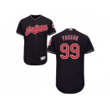 Cleveland Indians #99 Ricky Vaughn Navy Blue Flexbase Authentic Collection Stitched Baseball Jersey