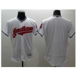 Cleveland Indians Blank White Flexbase Authentic Collection Stitched Baseball Jersey