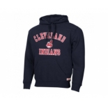 Cleveland Indians Fastball Fleece Pullover Navy Blue MLB Hoodie